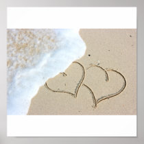 Two loving hearts posters