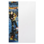 Two Men Fishing Custom Stationery