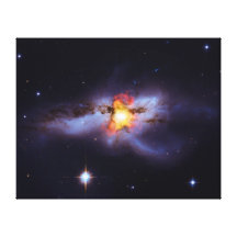 Two Merging Black Holes in Galaxy NGC 6240 Canvas Print