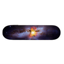 Two Merging Black Holes in Galaxy NGC 6240 Skate Board