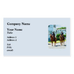 Two Mounted Police Business Card Template
