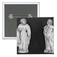 Two Mourners Pin