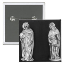Two Mourners Pin