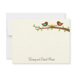 Two New Eggs Flat Thank You Card