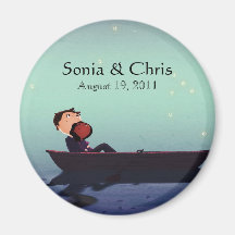 Two of Us - Save the Date Refrigerator Magnet
