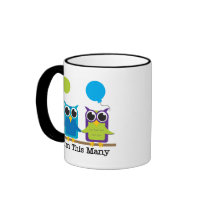 Two Owls I'm This Many Birthday Tshirts Coffee Mug