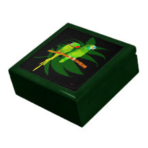 Two Parrots Keepsake Boxes