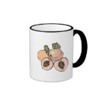 two peaches coffee mugs