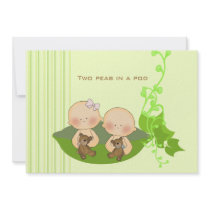 Two Peas in a Pod Birth Annoucement