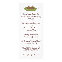 Two Peas in a Pod Custom Announcements