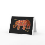 "Two Persian Elephants"Happy Birthday Greeting Card