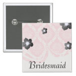 two pink and cream elegant damask