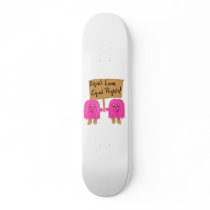two pink equality skateboard