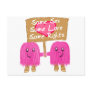 Two Pink Same Love Postcard