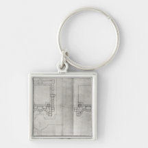 Two plans for the first project for the Louvre Keychain