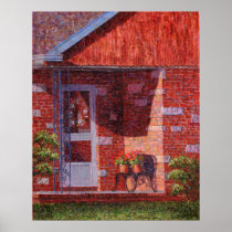 Two Pots of Geraniums Prints and Posters