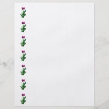 Two Purple Tulips Full Colour Flyer