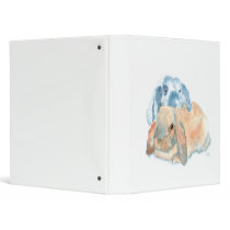 Two Rabbits Vinyl Binder