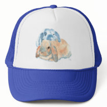 Two Rabbits Cap Mesh Hat