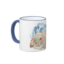 Two Rabbits Mug