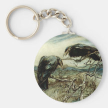 Two Ravens Key Chains