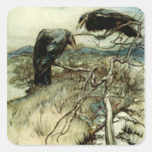 Two Ravens Sticker