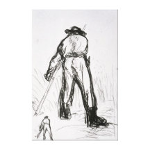 Two Reapers Seen from the Back Canvas Prints