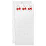 Two Red Cherries. Custom Rack Card