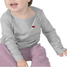 Two Red Hearts T Shirt