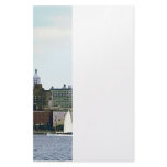 Two Sailboats Against Manhattan Skyline Stationery Paper
