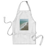 Two Sand Hearts on the Beach, Romantic Ocean Apron