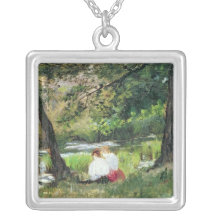 Two Seated Women Pendant