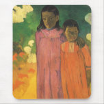 Two Sisters by Gauguin, Vintage Impressionism Art mousepads