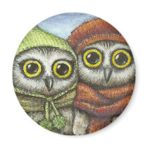 Two sisters fridge magnets