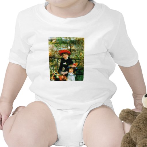 Two Sisters On the Terrace by Renoir Shirts