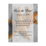Two Starfish & Sand, Beach Wedding Save the Date postcards