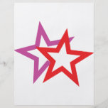 two stars icon flyers