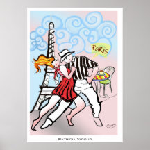 Two Tangueritos in Paris Print