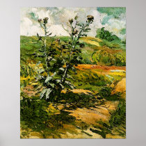 Two Thistles, Vincent Van Gogh Print