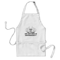 Two Thumbs and Loves Being an Endocrinologist Aprons