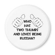 Two Thumbs and Loves Being Russian