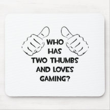 Two Thumbs and Loves Gaming Mouse Pads