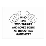 Two Thumbs .. Industrial Hygienist Postcard