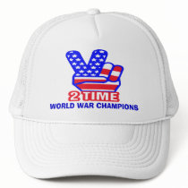 Two Time back to back World War Champs Hats