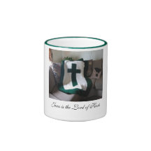 Two-Tone Green Host Mug
