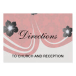 two tone red damask business card templates