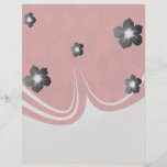 two tone red damask full color flyer