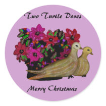 Two Turtle Doves Stickers