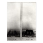 Two views of the construction of the Eiffel 2 Postcards