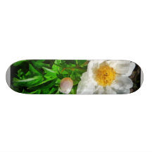 Two White Poppies Skateboard Decks